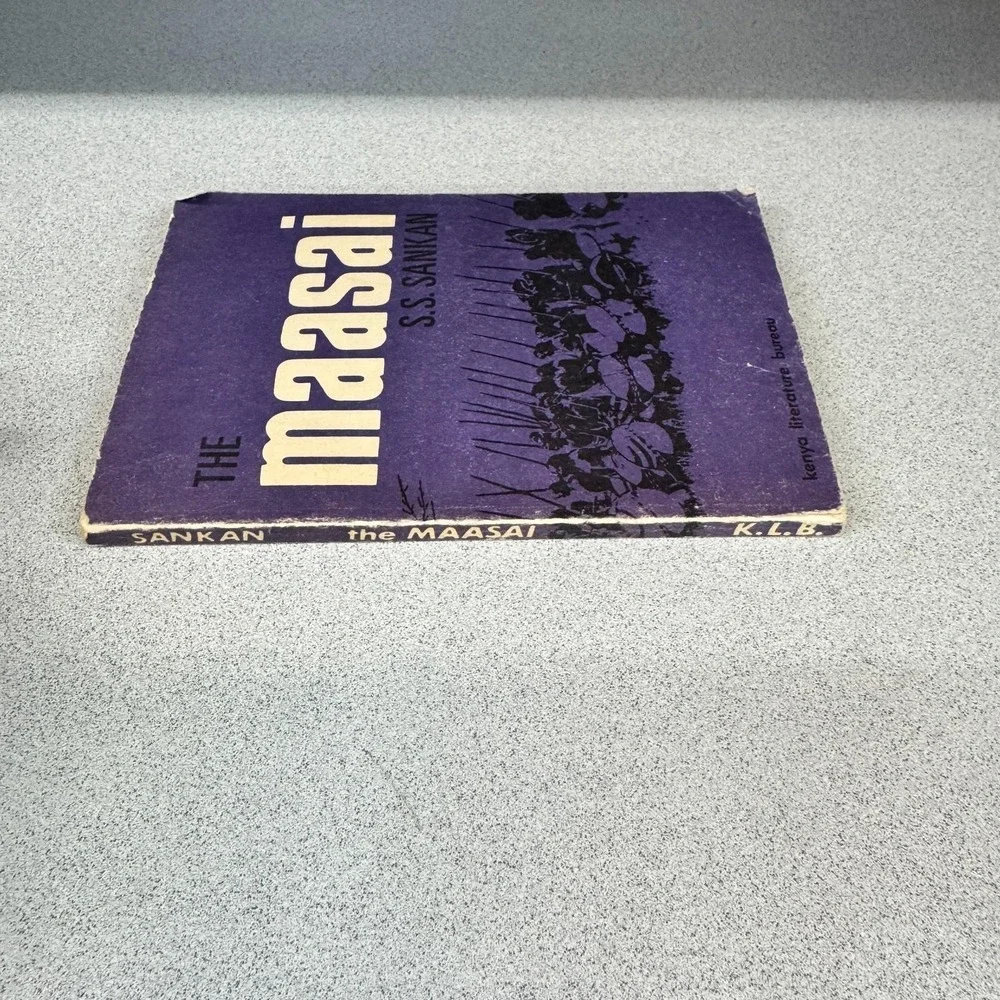 The Maasai S. S. Ole Sankan 1976 Vintage Paperback Book History Social Justice